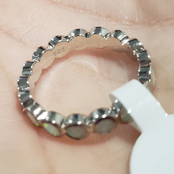 10k Opal Eternity Band - Picture 9 of 9